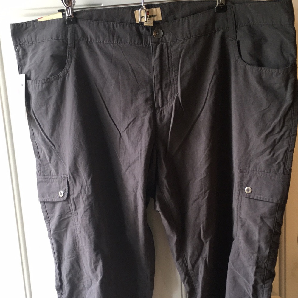 Woolrich capris new size 14 dark slate